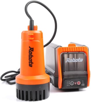 Akkukäyttöinen uppovesipumppu 18 V, Robota