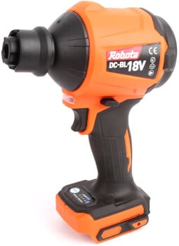 Akkuturbopuhallin 18 V, Robota