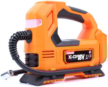 Akkukäyttöinen renkaantäyttölaite 18 V, Robota