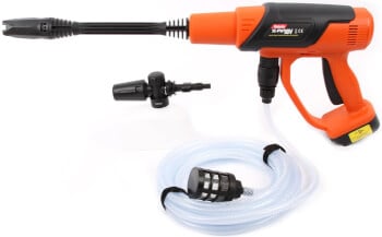 Akkupainepesuri 18 V, Robota