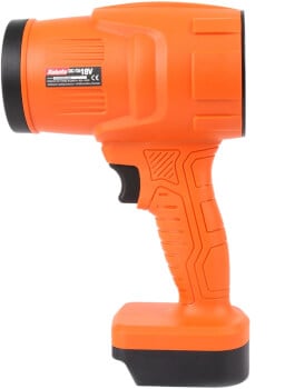 Akkuturbopuhallin 18 V, Robota