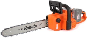 Akkuk&auml;ytt&ouml;inen moottorisaha 36 V, Robota