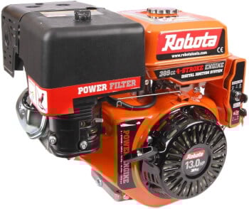Irtomoottori 13 hp / 389 cc vaaka-akseli, Robota