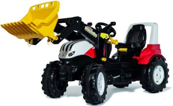 Polkutraktori etukuormaajalla Steyr 6300 CVT, Rolly Toys
