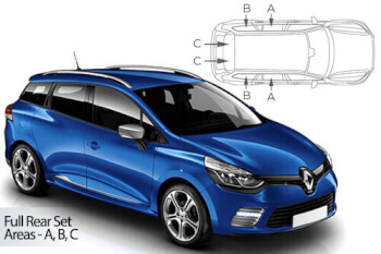 Häikäisysuojasarja Renault Clio MKIV, Farmari (2013-2019), Car Shades