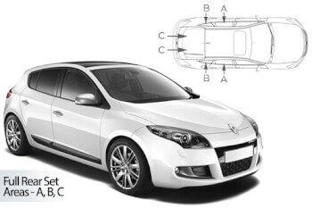 Häikäisysuojasarja Renault Megane, 5 ovinen (2008-2016), Car Shades