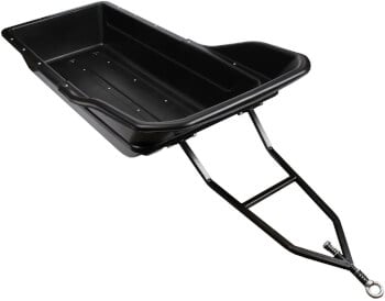 Pilkkiahkio vetoaisalla ja lumisuojalla 150 × 66 × 26 cm, Haghus