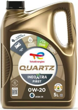 Moottoriöljy Quartz Ineo Xtra First 0W-20, 5 l, Total