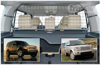 Koiraverkko autoon - Land Rover Discovery 3 / 4 (2004 -2009->), Travall