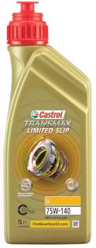 Vaihteistoöljy Transmax Limited Slip LL 75W-140 GL5, 1 l, Castrol