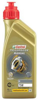 Vaihteistoöljy Transmax Manual FE 75 W, 1 l, Castrol