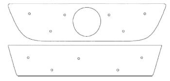 Maskisuoja Volkswagen Caddy Maxi / Maxi Life (vm. 2005-2010), Tammer-Suoja Maskisuoja Volkswagen Caddy Maxi / Maxi Life (vm. 2005-2010), Tammer-Suoja