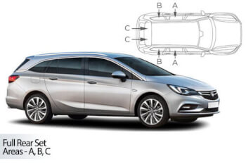 Häikäisysuojasarja Opel Astra, Farmari (2016➟), Car Shades