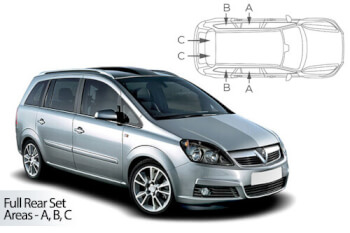 Häikäisysuojasarja Opel Zafira B, 5 ovinen (2005-2014), Car Shades