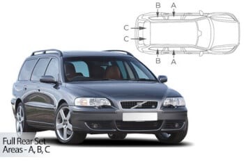 Häikäisysuojasarja Volvo V70, Farmari (2001-2007), Car Shades