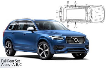 Häikäisysuojasarja Volvo XC90, 5 ovinen (2014➟), Car Shades