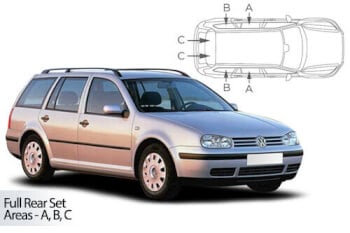 Häikäisysuojasarja Volkswagen Golf MK4, Farmari (1999-2004), Car Shades