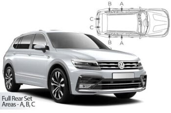 Häikäisysuojasarja Volkswagen Tiguan Allspace (2016➟), Car Shades